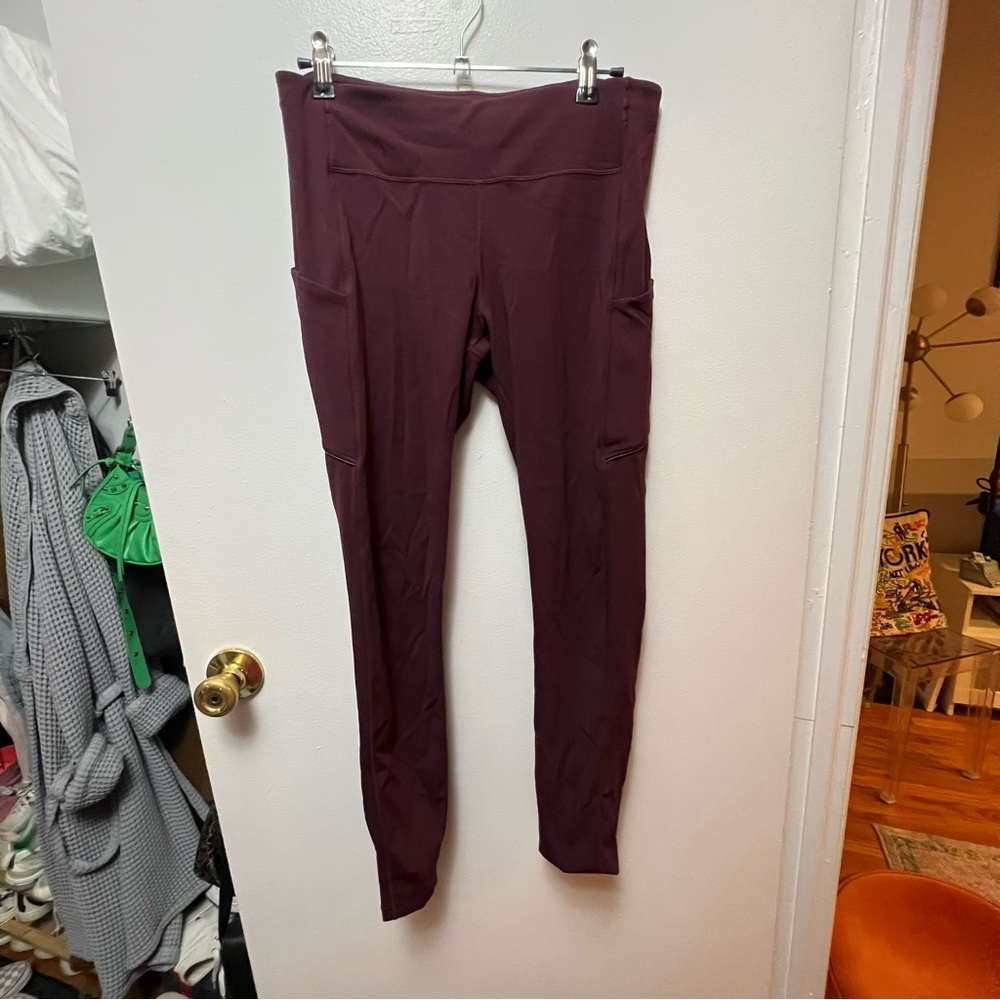 Lululemon Maroon Leggings